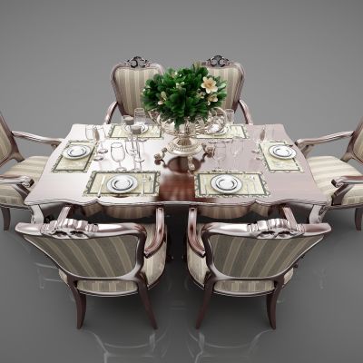 欧式风格餐桌