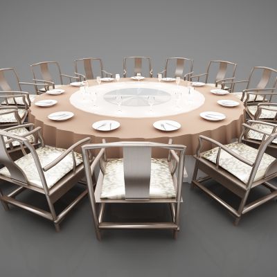 新中式风格餐桌 