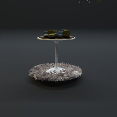 高品质地毯桌椅茶几等毛皮质感家具