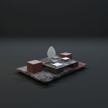 高品质地毯桌椅茶几等毛皮质感家具