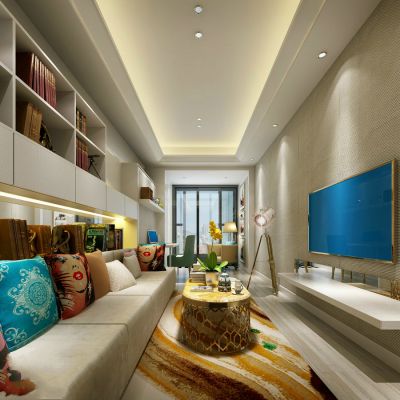 玄关过道3D模型