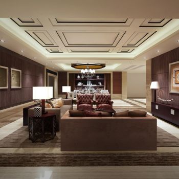 酒店空间3D模型