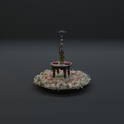 高品质地毯桌椅茶几等毛皮质感家具