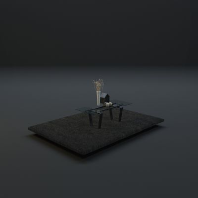 高品质地毯桌椅茶几等毛皮质感家具