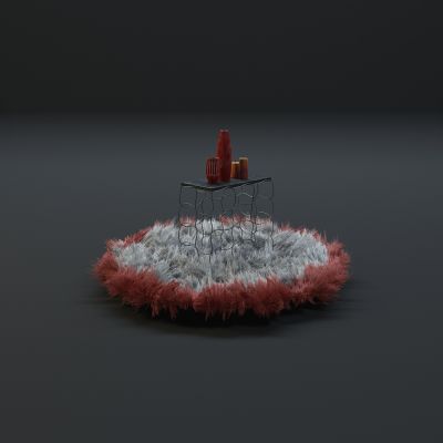 高品质地毯桌椅茶几等毛皮质感家具