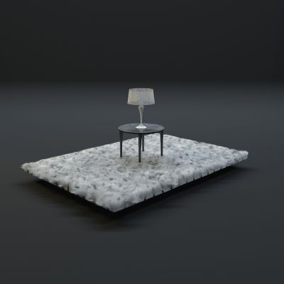 高品质地毯桌椅茶几等毛皮质感家具