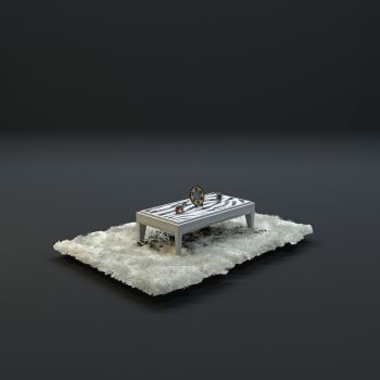 高品质地毯桌椅茶几等毛皮质感家具