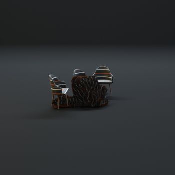 高品质地毯桌椅茶几等毛皮质感家具