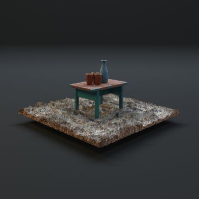 高品质地毯桌椅茶几等毛皮质感家具