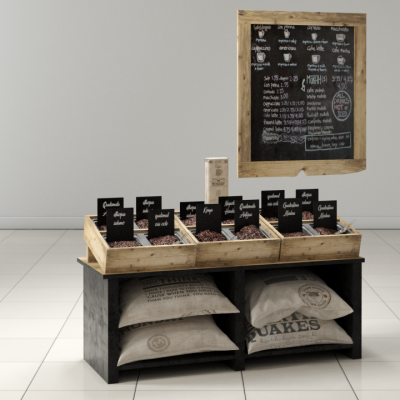 商场餐厅室内场景