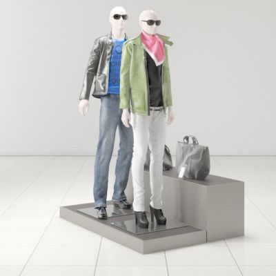 商场餐厅室内场景