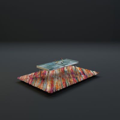 高品质地毯桌椅茶几等毛皮质感家具