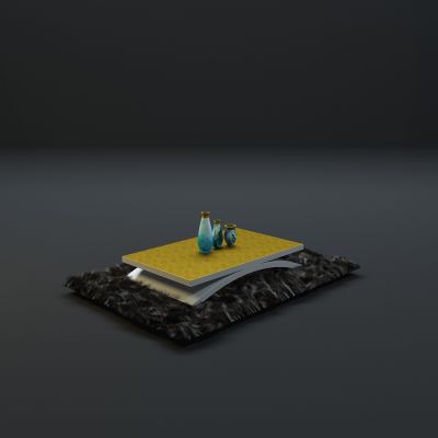 高品质地毯桌椅茶几等毛皮质感家具