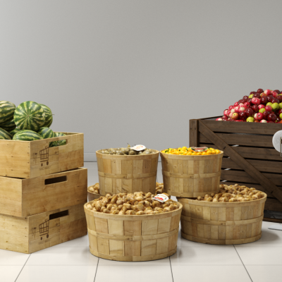 商场餐厅室内场景