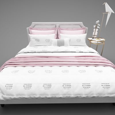 现代风格双人床