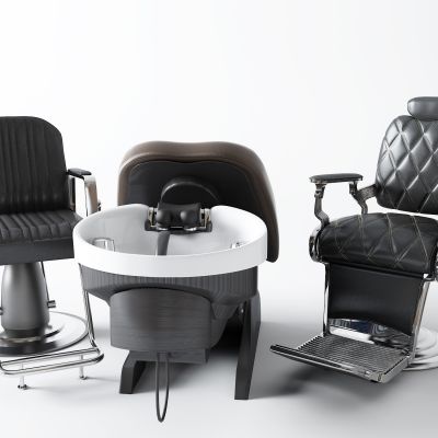 现代理发椅 洗头床