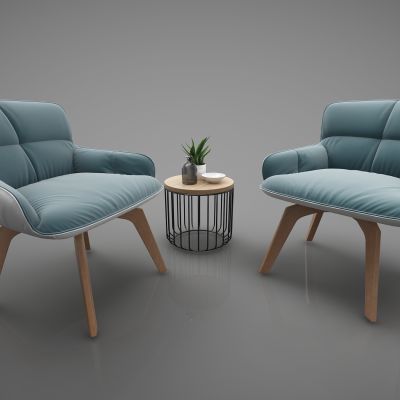 现代风格单人沙发