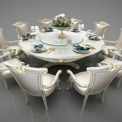 欧式风格餐桌