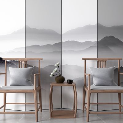 新中式休闲椅 扶手椅