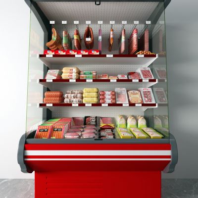 现代冰柜 火腿肠
