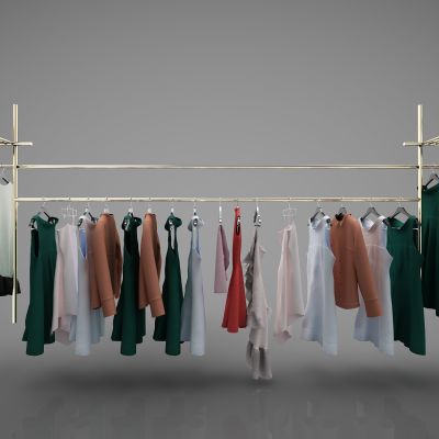 现代衣服装饰品