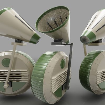 现代风格轮子播放器