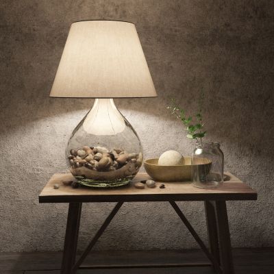 现代台灯 玻璃花瓶