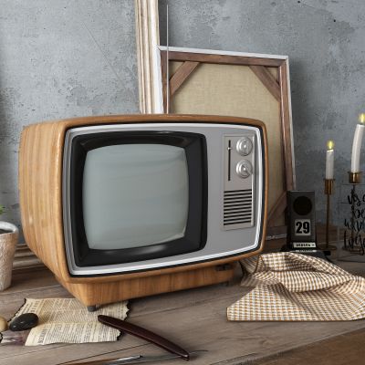 中式复古电视机