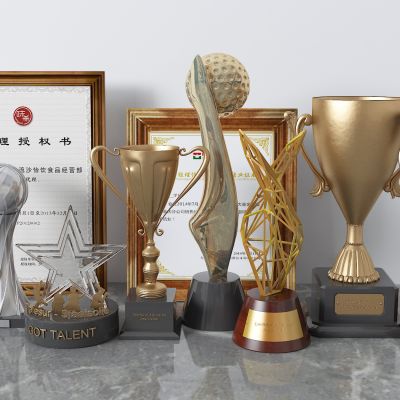现代奖杯 奖牌