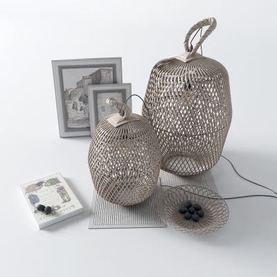 现代烛台灯 相框