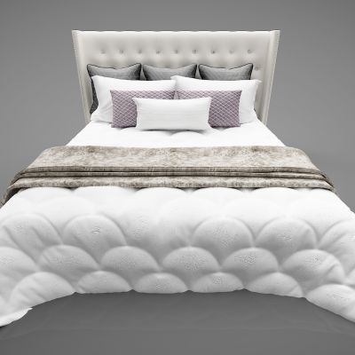 现代风格双人床