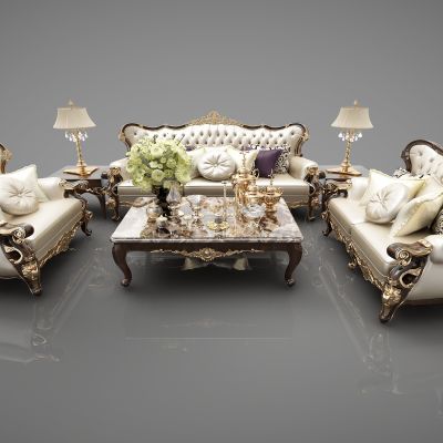 欧式古典沙发组合