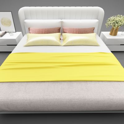 现代风格双人床