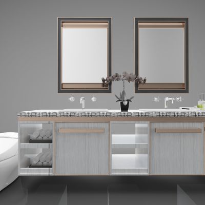 现代风格洗手台