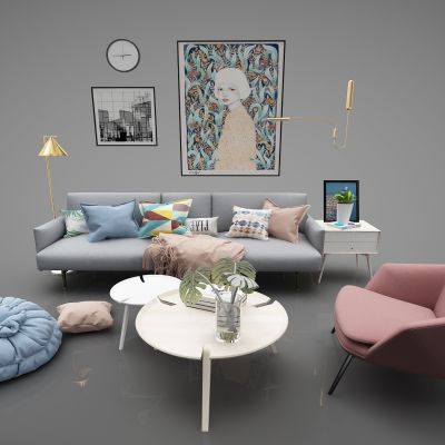 现代风格沙发组合
