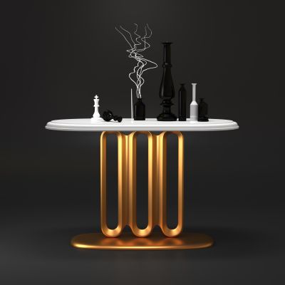 创意桌子饰品组合3D模型
