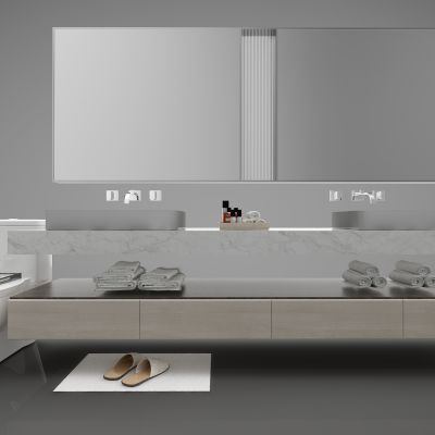 现代风格洗手台