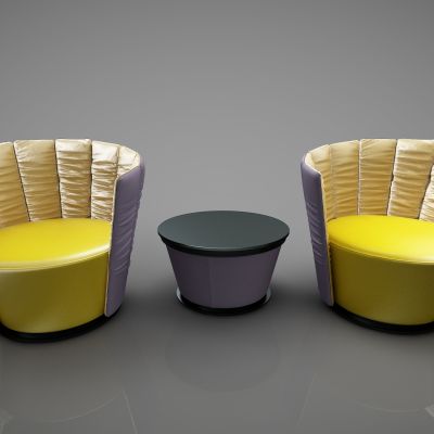 现代风格单人沙发