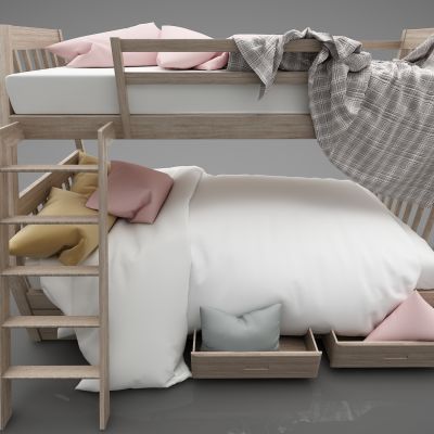 现代风格儿童床