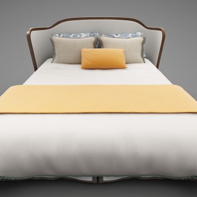 现代风格双人床