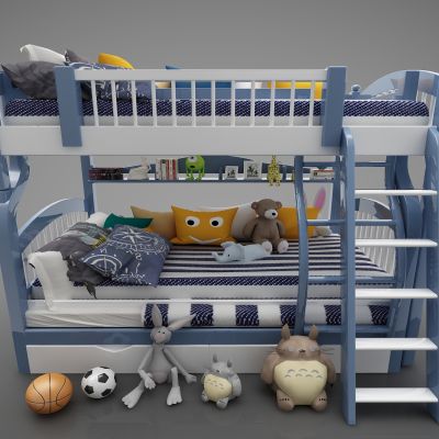 现代风格儿童床