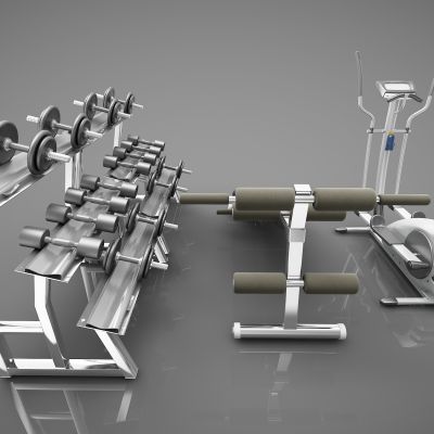 现代风格健身器材