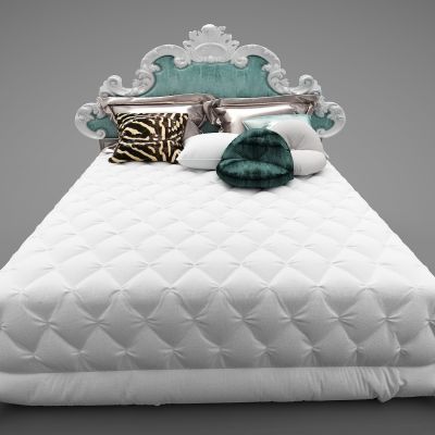 现代风格双人床