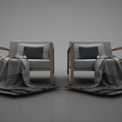 现代风格单人沙发124(2016)