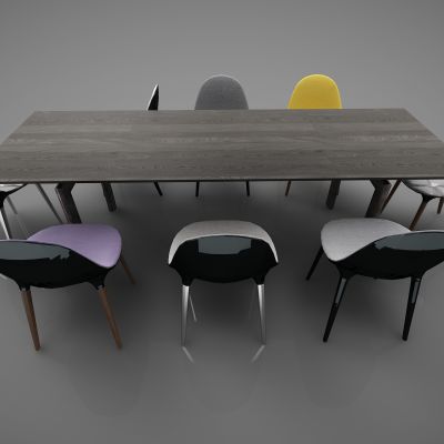 现代风格沙发3D模型