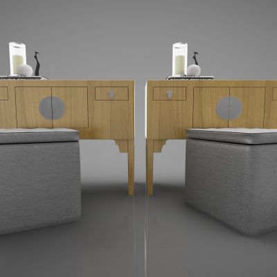 新中式风格装饰柜334(2016)