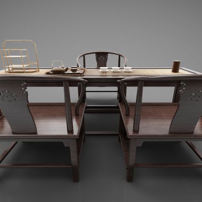 新中式风格书桌00001137(2016)