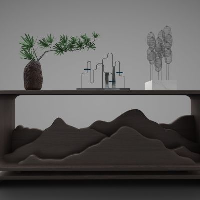 新中式风格装饰柜30(2016)