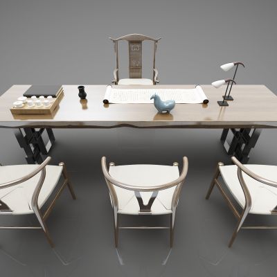 新中式风格书桌