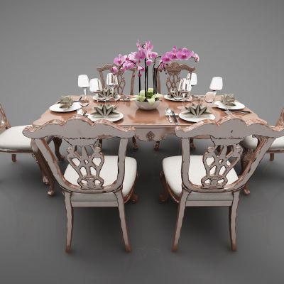 欧式风格餐桌285(2016)